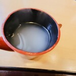 信州安曇野手打蕎麦 たか瀬 - よく撹拌してね