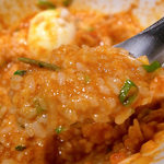 アジトイズム - ピザソバ（800円）＋〆のリゾット（200円）