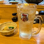 はな花 - 角瓶メガハイボールレモン入り