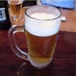 泉や - 中ジョッキ。冷え冷え～