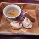 泉や - 鱧の湯引き