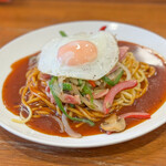 スパゲッティハウス - ミラカン ＋ 目玉焼き☆