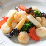 中国料理 花凛 - 海老野菜炒め