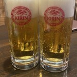 赤いピアノ - 生ビール