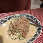 ヒラソル - 豆苗と豆腐炒め