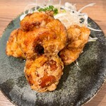 酒と肴 シンメ - 鶏唐揚げの油淋鶏風