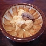 泉や - おまけ　鱧の卵と肝 
      