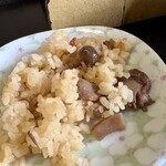 そば処　中津川 - おこわ風 混ぜご飯