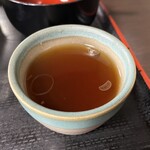 腕打 そばの館 えん野 - 蕎麦湯。