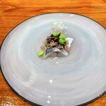 馳走西健一 - ③泳がせ鯵のマリネ