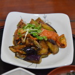 たしろ - なすトマト味噌炒め