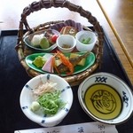 Aiso - 鰻いいむし付き 茶そば季節の点心２,９５０ 円