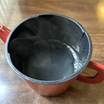 そば処　中津川 - そば湯