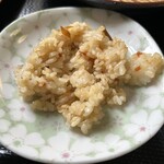そば処　中津川 - かやくご飯