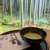 休耕庵 竹の庭の茶席