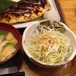 Nomidokoro Genchan - サラダと味噌汁