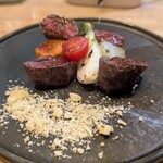 ワインと炭火焼き 松本式 - イタリア産ファッソーネ牛の炭火焼き