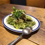 uni Seafood - グルーンサラダ アンチョビドレッシング