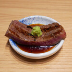 焼肉ホルモンうちだ - ☆わさび醤油でパクリ(＾◇＾)☆