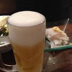 鳥彦 - ビールがうまい
