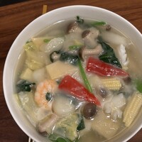 礼華 - 塩味の海鮮スープ麺