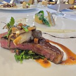 シャトー　ラ・パルム・ドール - ◉ お肉料理
      　・特選黒毛和牛フィレステーキ　マデラソース
      　・菜の花、焼き筍、春大根
