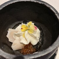 TABLE MOTHER - 卵黄味噌のエスプーマ