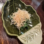 番屋ながさわ - 天然しどけのお浸し