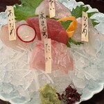 番屋ながさわ - 刺身の盛合せ