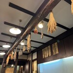 番屋ながさわ - カウンター席の上