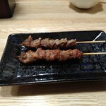 焼き鳥 でん - 豚ハラミ　砂肝