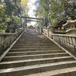 菓子工房 ルーヴ - 長い石段