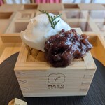 masu cafe - 枡ごと焼き上げてる
