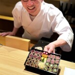 匠 進吾 - 巻いてくれたのは二番手のけんじ君なのに、自分で巻いたかのようなドヤ顔じゃない(^^)