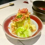 とり囲 - 春キャベツのお浸し