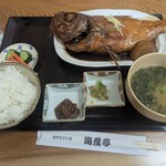 海産亭 - 金目鯛煮付け定食1800円