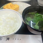 東石川旅館 - ご飯と味噌汁