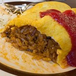 あづま家 - オムライスのケチャップライス