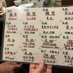 酒菜屋 ながれ - 日本酒メニュー