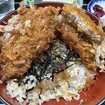 とんかつのつかさ - たれかつ丼(ヒレ) ライス｢多め｣ (内側フォーカス)