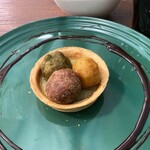 고토 카페 - かんころ餅タルト @400円