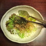 相撲茶屋 ちゃんこ 江戸沢 - 水菜と大根の和風サラダ