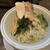 らーめん三極志 - 料理写真:あさりのらーめん塩味。平打ち麺大盛り。