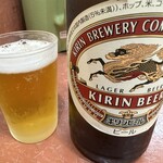 三洋食堂 - 瓶ビール中700円