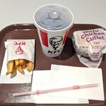 ケンタッキーフライドチキン - 料理写真:ケンタランチ「和風チキンカツバーガーセット」550円