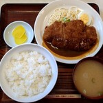 むつみ食堂 - デミロースかつ定食＠935円