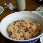 ペンション はなのや - 今回の筍ごはんは水分多めでチト残念