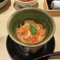 鮨結う紬 - 桜エビの茶碗蒸し