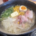 MARU龍 - 塩バターベーコンらーめんアップです。