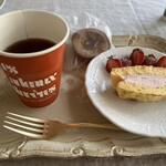 レ・カドゥ・サンセ - いちごのブッセもめちゃくちゃ美味しかった♪